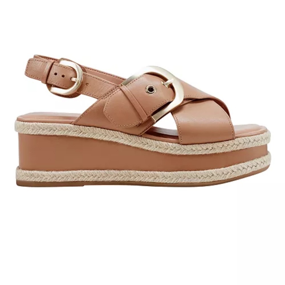 Marc Fisher LTD Renda Slingback Platform Sandal - Picture 2 of 12